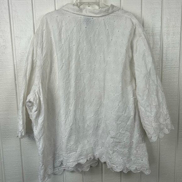💓Sold💓not for sale💓Liz & Me Women 3/4 Sleeve Blouse Top Boho Western Romantic P - Picture 5 of 6